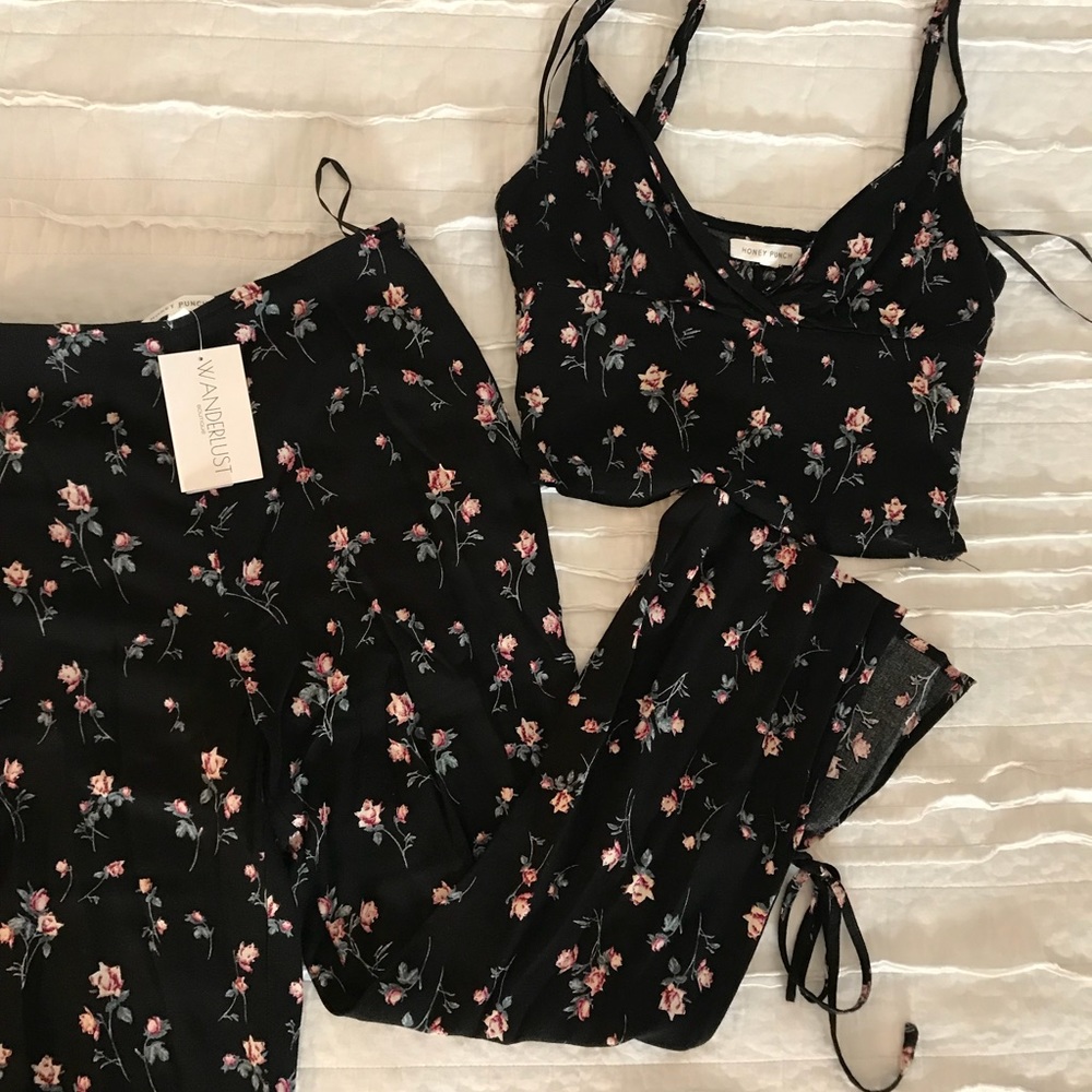 HONEY PUNCH TWO PIECE FLOWER SET